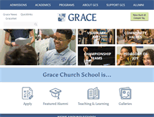 Tablet Screenshot of gcschool.org